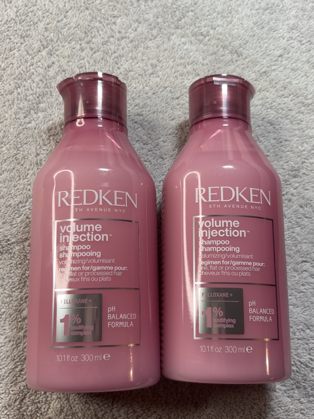 Redken Volume Injection Shampoo - Pink Bottles (Pair)